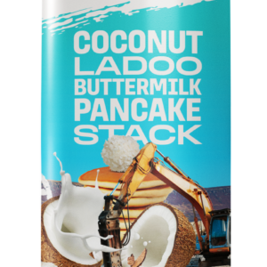 Coconut Ladoo Buttermilk Pancake Stack