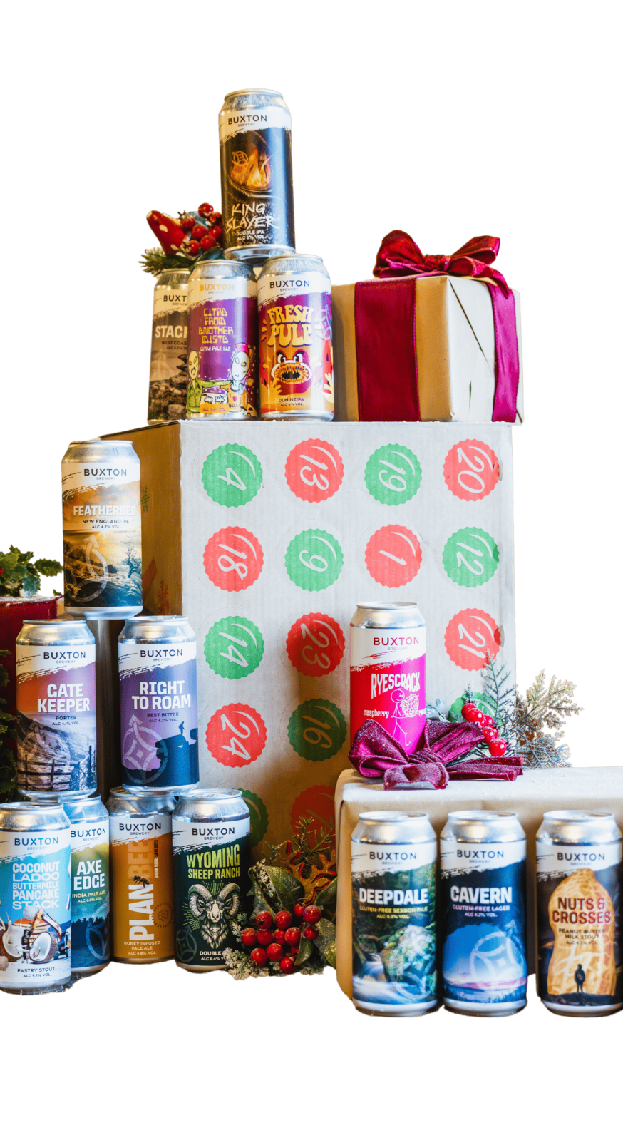 PRE-ORDER: Buxton Brewery 24 Beer Advent Calendar product shot